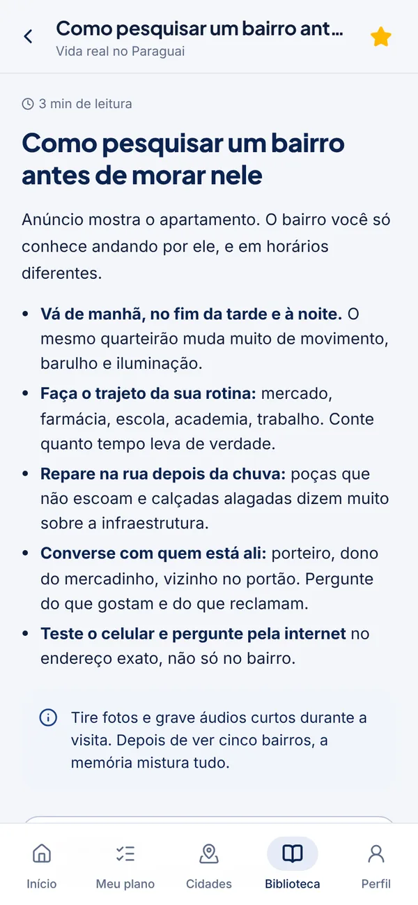 App Rota Paraguai: Vida real